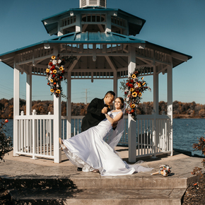 Romantic wedding venues in NJ at Boathouse Mercer Lake LBTP-28