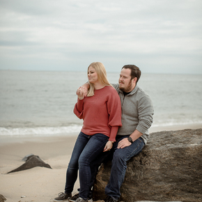 Sandy Hook New Jersey Engagement Photos at Jumping Brook Country Club POTO-1