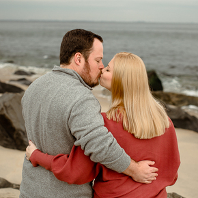Sandy Hook New Jersey Engagement Photos at Jumping Brook Country Club POTO-4