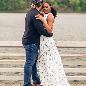 Willingboro New Jersey Engagement Photos at Ramblewood Country Club KRBF-16